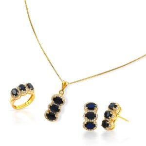 Gold Locket Set Design 001