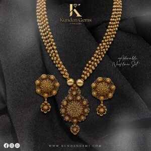 Gold Necklace Design 012
