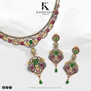 Gold Necklace Design 018